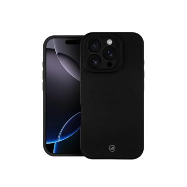 Imagem de Gshield Capa Case Capinha Silicon Premium com Interior em Microfibra Antiderrapante Proteção Contra Impressão Digital, Arranhões, Quedas e Impactos para (Preta, iPhone 16 Pro Max)