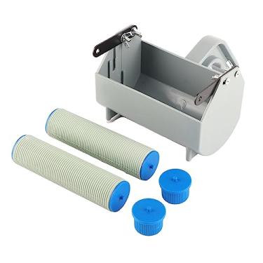 Imagem de Máquina de pintura de decoração de parede qanyegn, rolo de tinta com estampamento de bricolage, textura de rolo de arte para pintura e decoração de parede