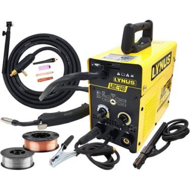 Imagem de Maquina De Solda Inversora Mig 140 Bivolt Lynus Tocha Tig Arame Lynus