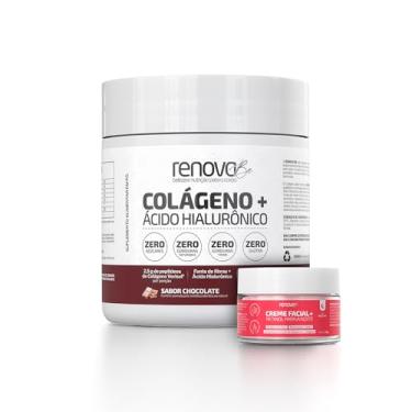 Imagem de 1 Pote Colágeno Verisol + 1 Creme Retinol Noite - Renova Be (216 gramas, Chocolate)