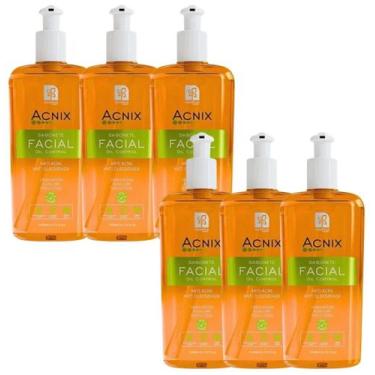 Imagem de SABONETE FACIAL ANTI ACNE ACNIX 140ml NATUFLORES 6un