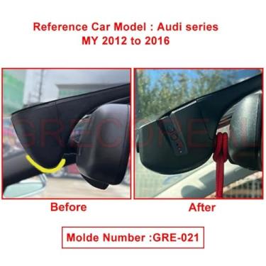 Imagem de Compatível para A3 A4 A5 A6 A7 S3 S4 S5 Q3 Q4 Q5 E-Tron Q6 Q7 Dash Cam Dashcam Câmera de painel de carro 4K Wifi Frontal e traseira OEM Auto Car DVR(For Audi Model A,2K Front Cam 64G)