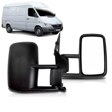 Imagem de Retrovisor sprinter 1995 a 2002 fixo - SP ACESSÓRIOS, Esquerdo