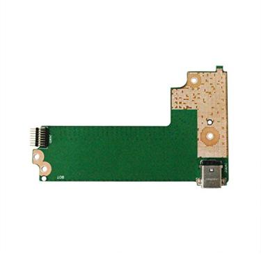 Imagem de Zahara Substituição de placa de botão de interruptor de alimentação CC para ASUS X75,X75VD, X75VB, X75VC X75A-DB31, X75A-DB32,X75A-DH31 / F75VD , F75A-WH31/ A75F / R704VC 60-NC0DC1000-C00-C000-C00 1