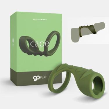 Imagem de Anel Capa P/ Glande e Testic. Masculino Silicone Go Play Cape - A SÓS