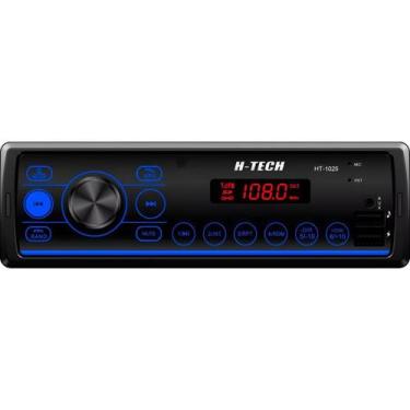 Imagem de Auto rádio usb/aux/bt 4x25w com controle remoto - H-tech