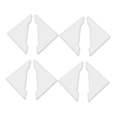 Imagem de Healifty 8 peças de protetor de porta de canto de carro transparente universal antiarranhões para protetores de borda de porta de carro protetores de para-choque de porta de carro acessório de porta