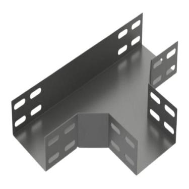 Imagem de Tee Eletrocalha Horizontal 100x50 Liso - Luxtil Elétrica