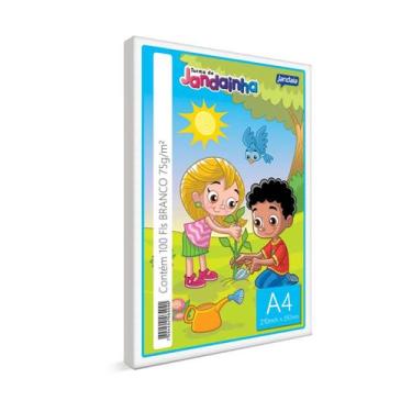 Imagem de Papel sulfite a4 75g branco Jandainha pacote com 100 folhas - Jandaia