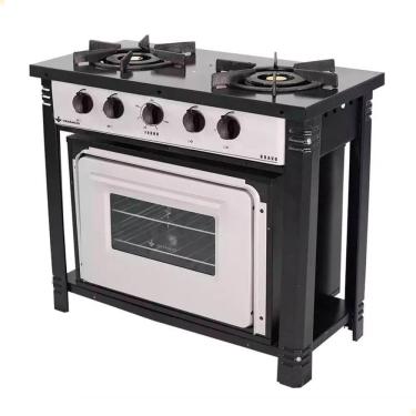 Imagem de Fogão Industrial Venâncio Bravo Gás 2 Bocas Com Forno Industrial Venâncio BR2BF 