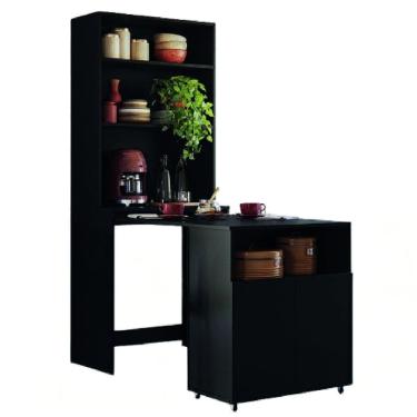 Imagem de Armário de Cozinha Multifuncional com Mesa Retrátil para Café Duo Kit`s Paraná