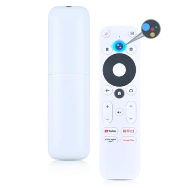 Imagem de Novo controle remoto de substituição de voz R-C-OHS-C008 adequado para Thomson THA100 Onn MECOOL KM2 KD5 Skyworth UHD Android TV Box