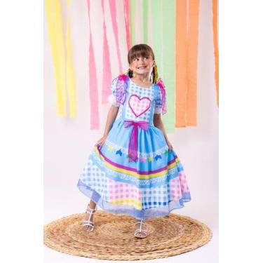 Imagem de Vestido Marie Junino Luxo Quermesse do Amor Azul, 3