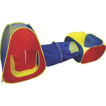 Imagem de Toca Barraca Túnel 3 Em 1 Infantil Colorida Unissex