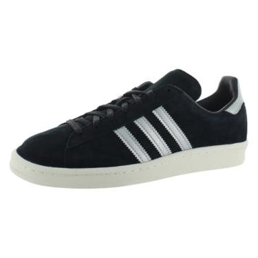 Imagem de adidas Campus 80's Tênis masculino, Preto metálico e prata, 41