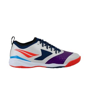 Imagem de Chuteira Futsal Max 1000 Ecoknit 124223-1681 - Branco/Vermelho 41