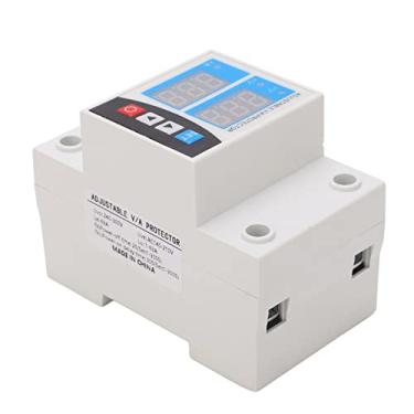 Imagem de 63a Redefinição Auto-Redefinição Sobre Sob Protetor de Tensão PC Material Retardador de Chamas Dinplay Din Rail Instalação Proteção de Sobretensão 240V-300V Em Proteção de Tensão