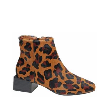 Imagem de Bota Pelo Onça Cano Curto Tabita 11413362 - Marrom  feminino