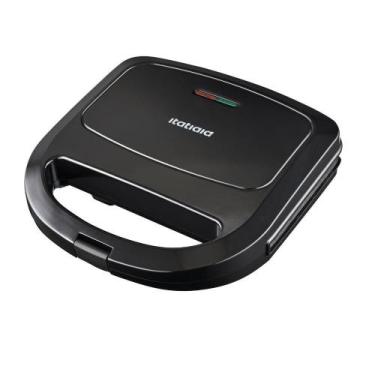 Imagem de Sanduicheira E Grill Elétrica Essencial 750W Preto Itatiaia 127V, 110V