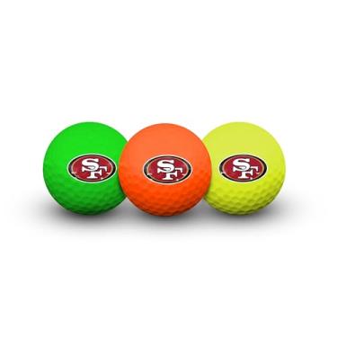 Imagem de Team Effort Pacote de bolas de golfe multicoloridas com 3 NFL San Francisco 49ers