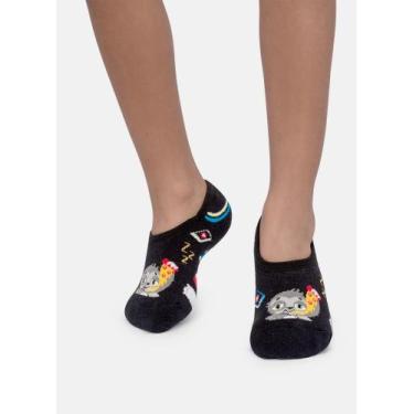 Imagem de Meia Sapatilha Antiderrapante  Bicho Preguiça Menino - Puket, 28 A 33