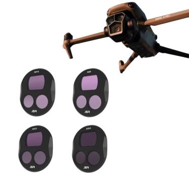 Imagem de TEHAOUU Kit de filtro de lente para DJI Mavic 4 Pro filtro UV CPL GND ND protetor resistente a óleo à prova d'água Mavic 4 Pro acessórios fotografia (ND8, ND16 e ND32 e ND64)