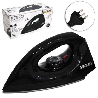 Imagem de Ferro de Passar Soft, 1000W, Base Antiaderente, 127V, Preto
