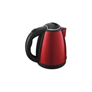 Imagem de Chaleira Elétrica 1,8L em Inox Vermelha 127v 1000w Rápida Fervura
