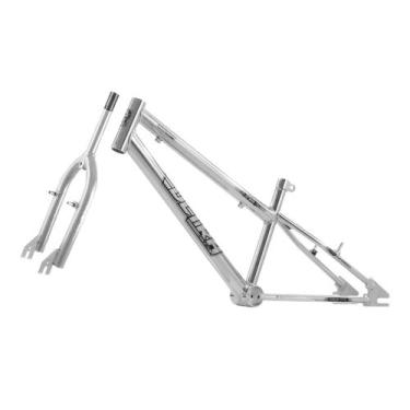 Imagem de Quadro Com Garfo Ultra Bikes Aro 20 Especial Reforçado Rebaixado Chrom