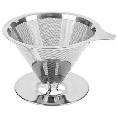 Imagem de Coador Filtro De Café 102 Inox Peneira Aço Sem Uso De Papel - home