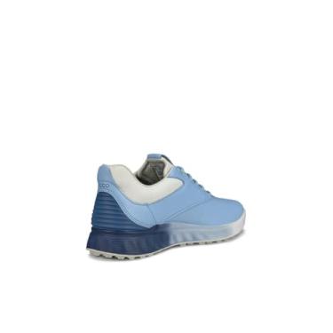 Imagem de ECCO Tênis de golfe feminino S-Three Gore-tex impermeável, Bluebell/azul retrô, 9-9.5