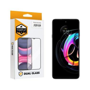 Imagem de Película Dual Glass Compatível com Motorola Moto Edge 20 Lite - Preto 