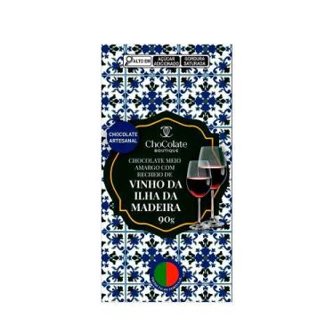 Imagem de Chocolate Boutique Meio Amargo com Recheio de Vinho da Ilha da Madeira