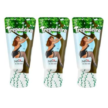 Imagem de Kit 3 Gel Excitante Feminino Trepadeira 15g - hot flowers