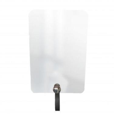 Imagem de Espelho Funcional Hook Cromado Alça Preta 60x40 cm Retangular - e2g De