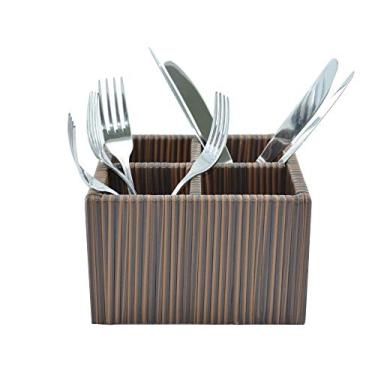 Imagem de Organizador Porta Talher Fibra Sintética- Argila