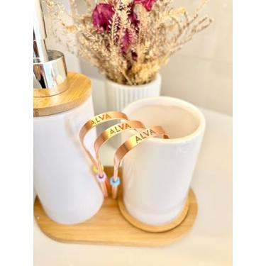 Imagem de Kit Família Raspador de Língua Alva em Cobre