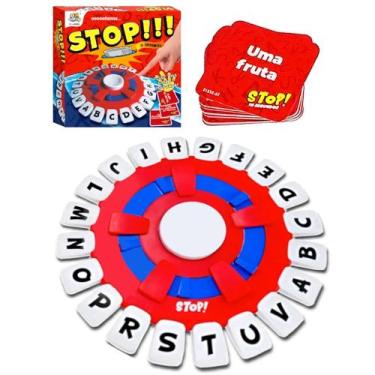 Imagem de Jogo Educativo Didático Stop 72 Temas Pense Rápido Presente - Toy King