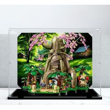 Imagem de Northlovf Caixa De Exposição Acrílica De 3 Mm Para Lego 77092 Ótimo Conjunto De Construção 2 Em 1 The Legend Of Zelda Deku Tree, Caixa De Exposição Transparente À Prova De Poeira Compatível Com Lego