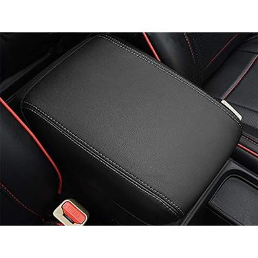 Imagem de Caixa de apoio de braço Beerte Central Console para Honda CRV 2014 2015 2016 Capa de apoio de braço de carro Auto Center Console Pad(preto com pontos pretos)