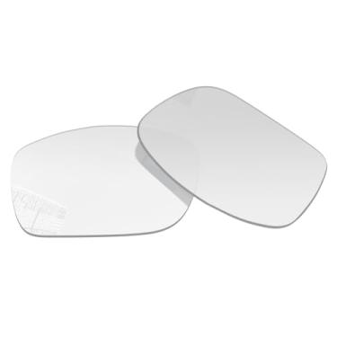 Imagem de Acefrog Lentes de reposição polarizadas de 1,5 mm para óculos de sol Oakley Fives Squared OO9238 54 mm, material atualizado, resistente a impactos - HD transparente não polarizado - 1,5 mm