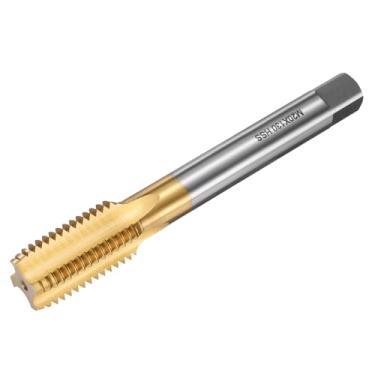 Imagem de uxcell Torneira de rosca métrica M20 x 2,5 H2 130 mm rosca reta rosca fresadora torneiras ferramenta de reparo de rosqueamento