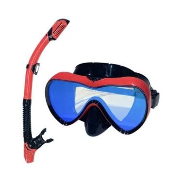 Imagem de Máscara De Mergulho Profissional À Prova d'Água Com Óculos De Silicone