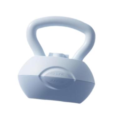 Imagem de menolana Kettlebell com água, ferramenta de treinamento para glúteos, exercício corporal antiderrapante, agachamentos ergonômicos, equipamento de ginástica em, Azul