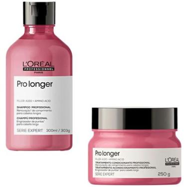 Imagem de Shampoo 300ml Máscara 250ml Loreal Pro Longer - Cabelos com Pontas Dan