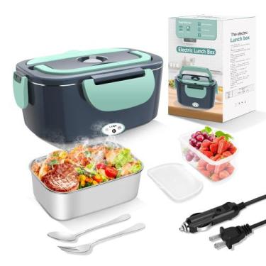 Imagem de Lancheira elétrica aquecida HOLDRUBY 80W 1.5L para carro/caminhão