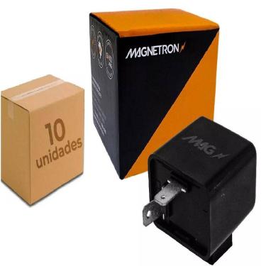 Imagem de Rele Pisca Pop 100 110 Biz 125 2009 A 2015 Cg 125 Bros 160 2015 A 2017 Cg 160 2016 2017 10 Pçs Magnetron