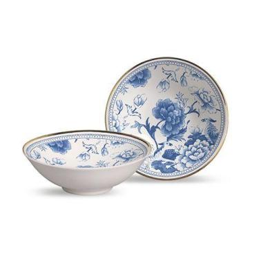 Imagem de Conjunto 6 bowls decorados Chinese Blue 300ml - Alleanza Cerâmica
