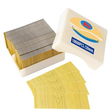 Imagem de Pregos de pino de calibre 23 - 10.000 unidades, pinos sem cabeça sortidos de 4/12.7 cm para pino pneumático ou elétrico de 23 GA, pacote de projeto (20 mm)