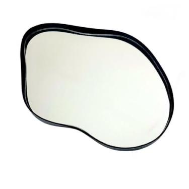 Imagem de Bandeja Decorativa Espelhada e Orgânica Para Organização de Casa Centro de Mesa Banheiro e Festas(N4 PRETO)